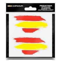 Grupauto ADH06593 - PEGATINA BANDERA DE ESPAÑA 2 UND.